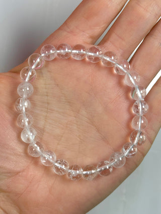 ROCK CRYSTAL BRACELET (8MM) Bracelet The Crystal Avenues 