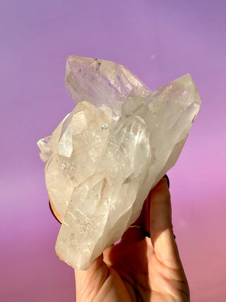 ROCK CRYSTAL CLUSTER - A QUALITY (10) Cluster The Crystal Avenues 