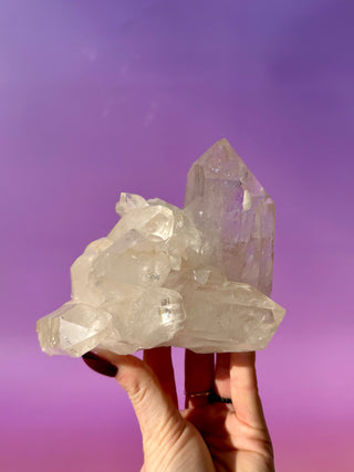 ROCK CRYSTAL CLUSTER - A QUALITY (10) Cluster The Crystal Avenues 