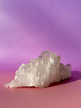 ROCK CRYSTAL CLUSTER - A QUALITY (6) Cluster The Crystal Avenues 