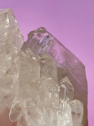 ROCK CRYSTAL CLUSTER - A QUALITY (6) Cluster The Crystal Avenues 