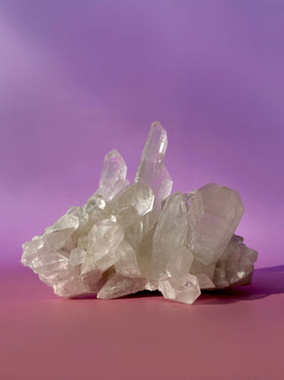 ROCK CRYSTAL CLUSTER - A QUALITY (7) Cluster The Crystal Avenues 