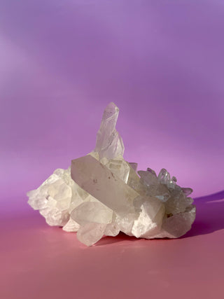 ROCK CRYSTAL CLUSTER - A QUALITY (7) Cluster The Crystal Avenues 