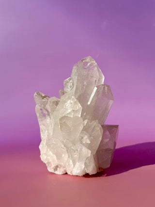 ROCK CRYSTAL CLUSTER - A QUALITY (8) Cluster The Crystal Avenues 
