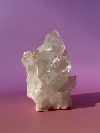 ROCK CRYSTAL CLUSTER - A QUALITY (8) Cluster The Crystal Avenues 