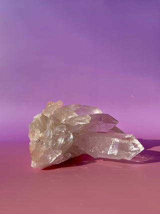 ROCK CRYSTAL CLUSTER - A QUALITY (9) Cluster The Crystal Avenues 