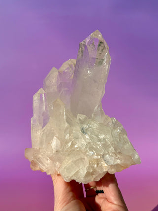 ROCK CRYSTAL CLUSTER - A QUALITY (9) Cluster The Crystal Avenues 
