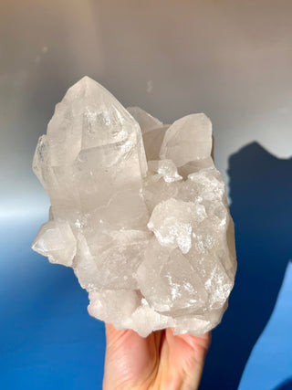 ROCK CRYSTAL CLUSTER - A-Quality from Brazil (3) Cluster The Crystal Avenues 