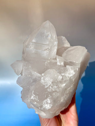 ROCK CRYSTAL CLUSTER - A-Quality from Brazil (3) Cluster The Crystal Avenues 