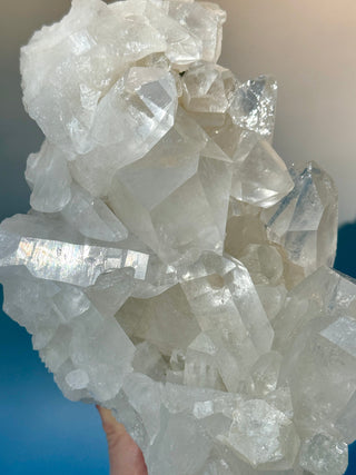 ROCK CRYSTAL CLUSTER - A-Quality from Brazil (4) Cluster The Crystal Avenues 