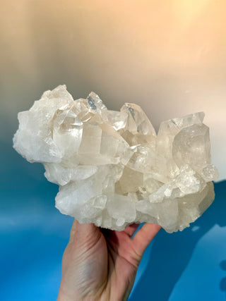 ROCK CRYSTAL CLUSTER - A-Quality from Brazil (4) Cluster The Crystal Avenues 