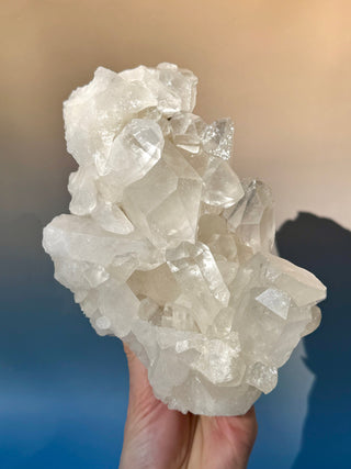 ROCK CRYSTAL CLUSTER - A-Quality from Brazil (4) Cluster The Crystal Avenues 