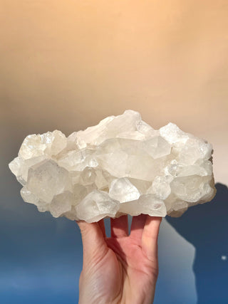 ROCK CRYSTAL CLUSTER - A-Quality from Brazil (4) Cluster The Crystal Avenues 
