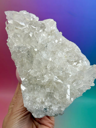 ROCK CRYSTAL CLUSTER - A-Quality from Brazil (6) Cluster The Crystal Avenues 