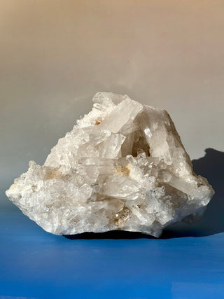ROCK CRYSTAL CLUSTER - A-Quality from Brazil (B) Cluster The Crystal Avenues 