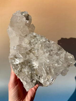 ROCK CRYSTAL CLUSTER - A-Quality from Brazil (C) Cluster The Crystal Avenues 