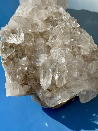 ROCK CRYSTAL CLUSTER - A-Quality from Brazil (C) Cluster The Crystal Avenues 