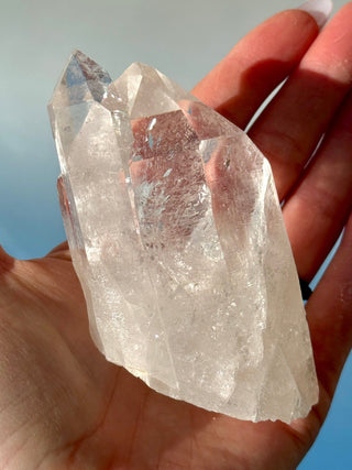 ROCK CRYSTAL CLUSTER - A-Quality from Brazil (H) Cluster The Crystal Avenues 