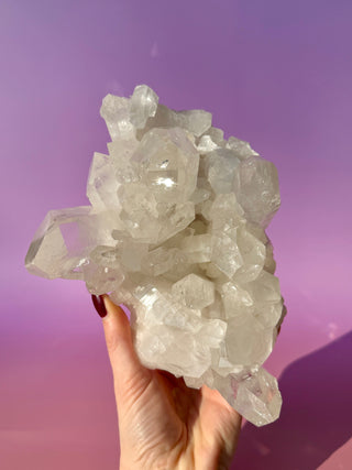 ROCK CRYSTAL CLUSTER - AA QUALITY (1) Cluster The Crystal Avenues 