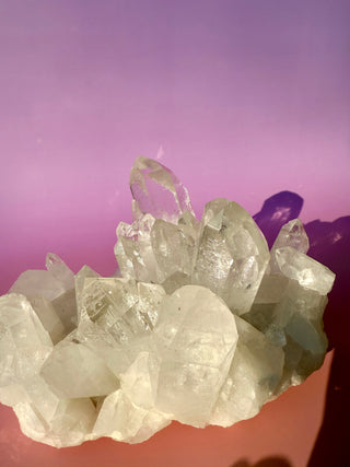 ROCK CRYSTAL CLUSTER - AA QUALITY (1) Cluster The Crystal Avenues 