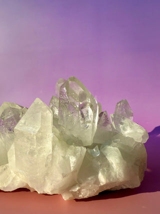 ROCK CRYSTAL CLUSTER - AA QUALITY (1) Cluster The Crystal Avenues 