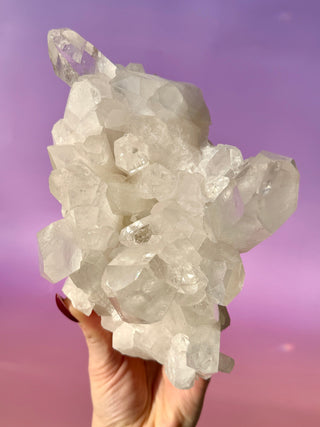 ROCK CRYSTAL CLUSTER - AA QUALITY (1) Cluster The Crystal Avenues 