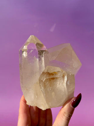 ROCK CRYSTAL CLUSTER - AA QUALITY (11) Cluster The Crystal Avenues 