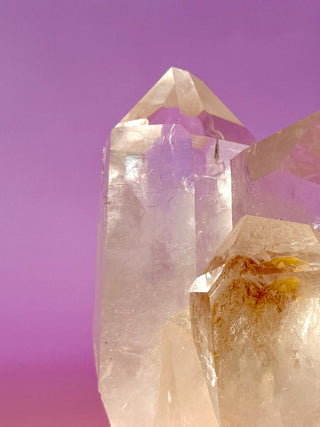 ROCK CRYSTAL CLUSTER - AA QUALITY (11) Cluster The Crystal Avenues 