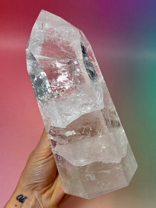 ROCK CRYSTAL TOWER XL - 1.8 KG The Crystal Avenues 