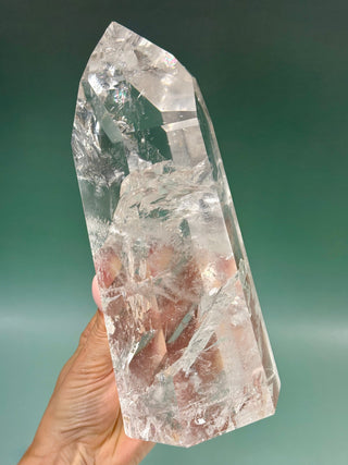 ROCK CRYSTAL TOWER XL - AAA QUALITY (1) The Crystal Avenues 
