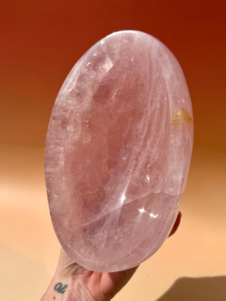 ROSE QUARTZ BOWL - EXCLUSIVE QUALITY (B) The Crystal Avenues 