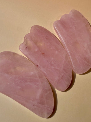 ROSE QUARTZ GUA SHA The Crystal Avenues 