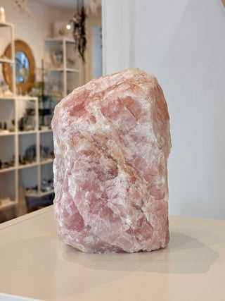ROSE QUARTZ LAMP - 6.6KG (4) tumble stone The Crystal Avenues 