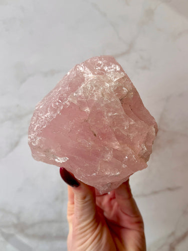 ROSE QUARTZ RAW - A-QUALITY (A2) Raw Crystal The Crystal Avenues 