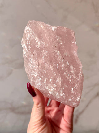 ROSE QUARTZ RAW - A-QUALITY (A4) Raw Crystal The Crystal Avenues 