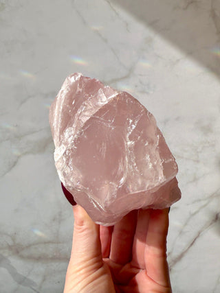 ROSE QUARTZ RAW - A-QUALITY (A5) Raw Crystal The Crystal Avenues 