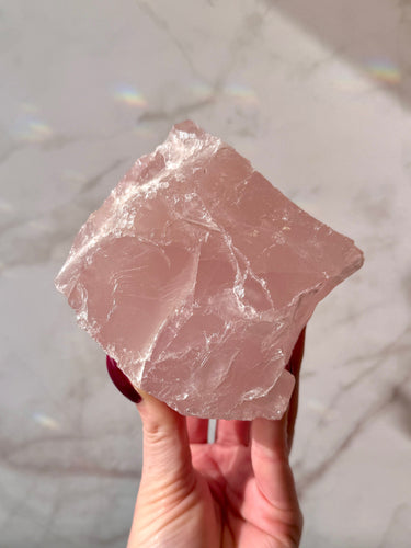 ROSE QUARTZ RAW - A-QUALITY (A5) Raw Crystal The Crystal Avenues 