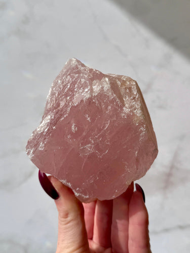 ROSE QUARTZ RAW - A-QUALITY (A6) Raw Crystal The Crystal Avenues 