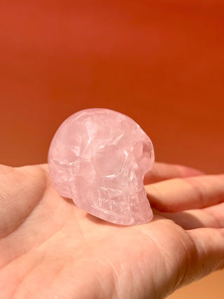ROSE QUARTZ SKULL (1) The Crystal Avenues 