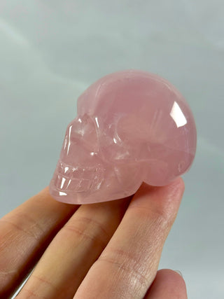 ROSE QUARTZ SKULL - EXCLUSIVE QUALITY (4) Carving The Crystal Avenues 