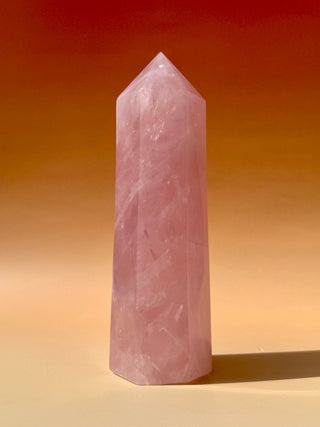 ROSE QUARTZ TOWER 18 CM - EXTRA QUALITY (2) The Crystal Avenues 