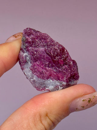 RUBY CORUNDUM - TANZANIA (2) Raw Crystal The Crystal Avenues 
