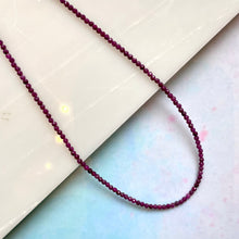 Load image into Gallery viewer, RUBY FACET CHOKER NECKLACE Bracelet The Crystal Avenues 
