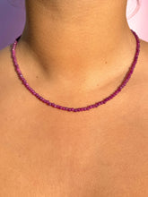 Indlæs billede til gallerivisning RUBY FACET CHOKER NECKLACE - EXCLUSIVE Necklace The Crystal Avenues 
