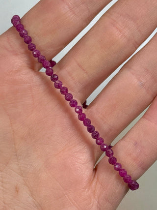 RUBY FACET STRETCH BRACELET - EXCLUSIVE Bracelet The Crystal Avenues 