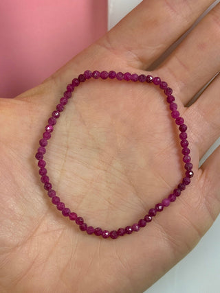 RUBY FACET STRETCH BRACELET - EXCLUSIVE Bracelet The Crystal Avenues 