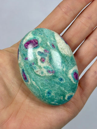 RUBY FUCHSITE PALM STONE (1) Bracelet The Crystal Avenues 