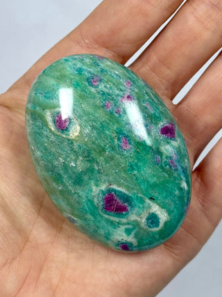 RUBY FUCHSITE PALM STONE (2) Bracelet The Crystal Avenues 