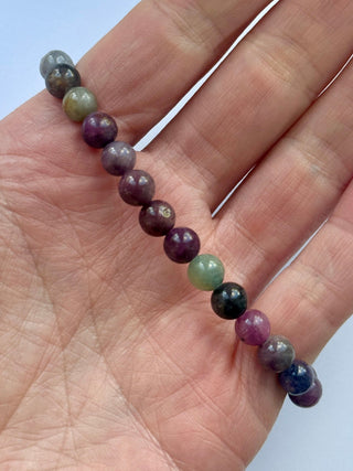 RUBY SAPPHIRE BRACELET (6MM) Bracelet The Crystal Avenues 