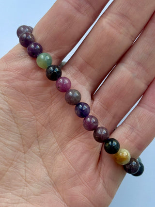 RUBY SAPPHIRE BRACELET (6MM) Bracelet The Crystal Avenues 